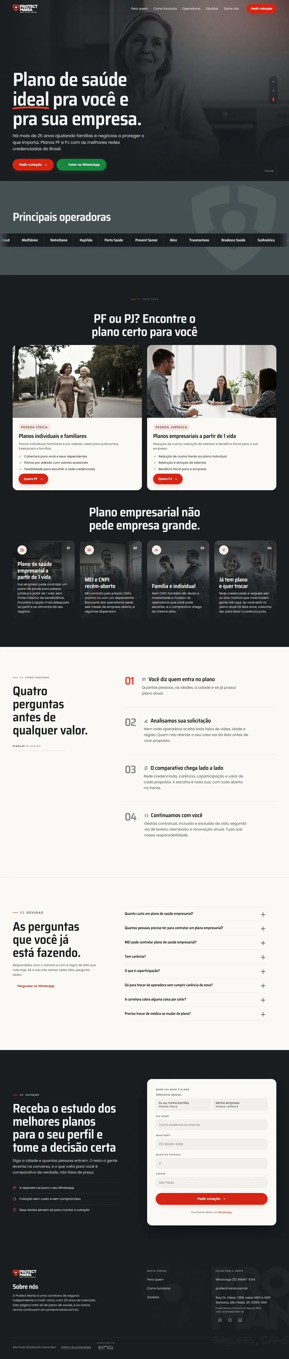 Site Saúde Protect